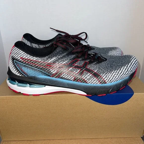 ASICS GT-2000 10 (1011B434-001) MENS 11.5 RUNNING SHOE BLACK/SPEED RED - Picture 2 of 6